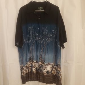 David Taylor Hawaiian Shirt 2XL 100% Rayon
